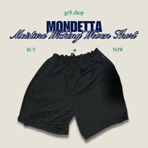 Mondetta XXL Black Moisture-Wicking Woven Shorts Stretch Waistband Drawstring Li